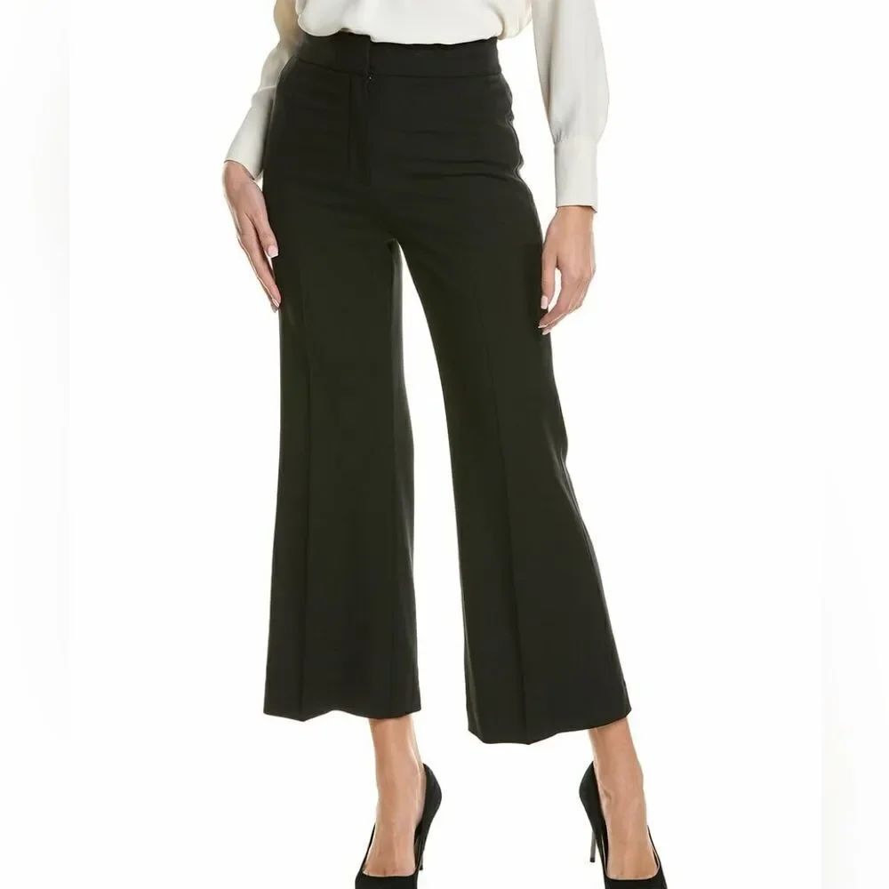 Rebecca Taylor Cavalry Twill Flare Pants sz 8